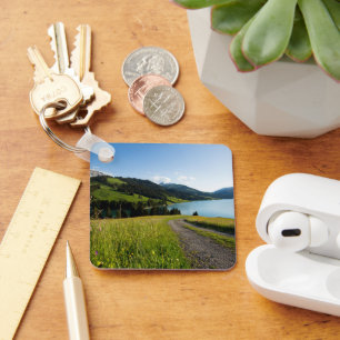 Water Swiss Alps Footpath Key Ring