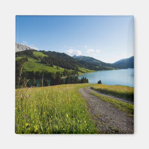 Water Swiss Alps Footpath Magnet