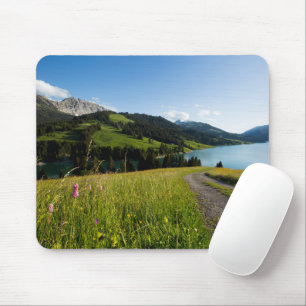 Water   Swiss Alps Footpath Mouse Pad