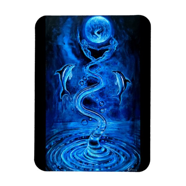 water the source of life on Earth  Magnet (Vertical)