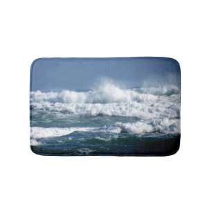 water themed blue mat