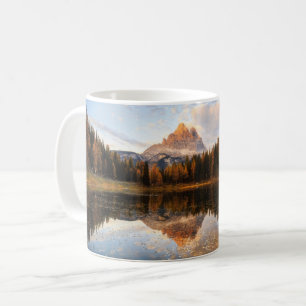 Water Tre Cime Di Lavaredo Italy Coffee Mug