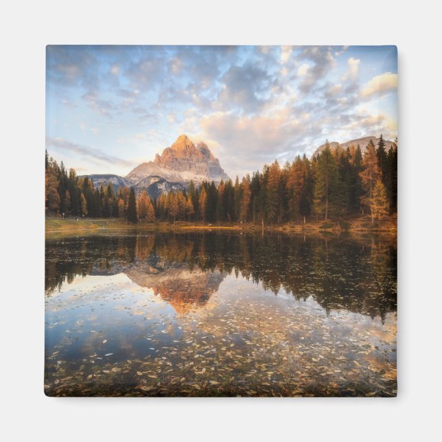 Water | Tre Cime Di Lavaredo Italy Magnet (Front)