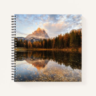 Water Tre Cime Di Lavaredo Italy Notebook