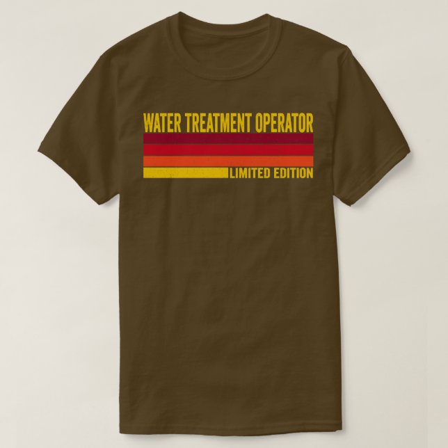 Water Treatment Operator T-Shirt (Design Front)