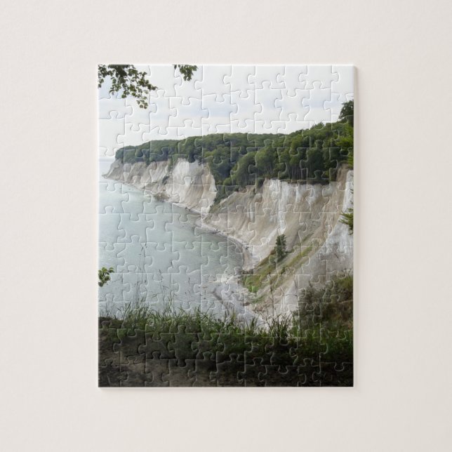 Water Trees Nature Cliffs Peace Love Destiny Jigsaw Puzzle (Vertical)