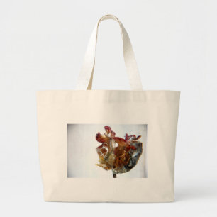 Water Tulip 4 2013 photograph Large Tote Bag