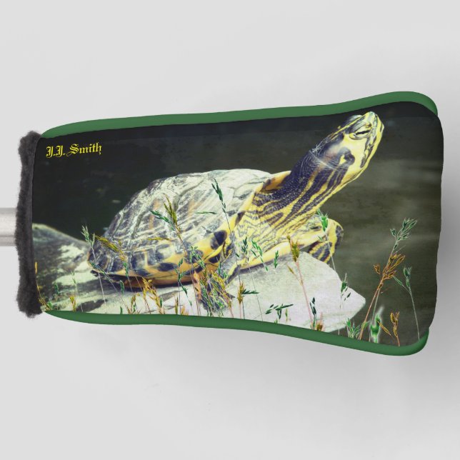 Water Turtle  Animal Trendy Golf Head Cover (Front)