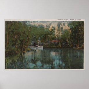Water View of Tomoka River & Marsh, Florida Poster