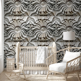 water weaved seashell wallpaper