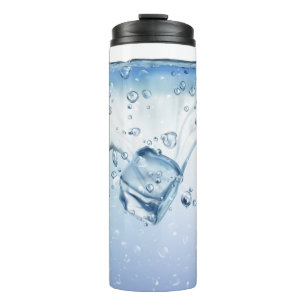 Water with Ice Cubes  Thermal Tumbler