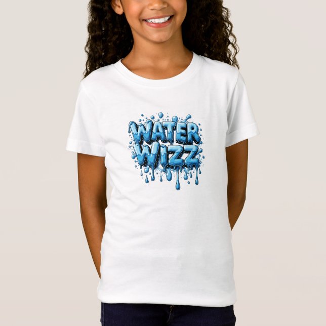 Water Wizz Fun Retro T-Shirt (Front)