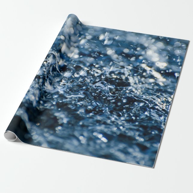 Water Wrapping Paper (Unrolled)