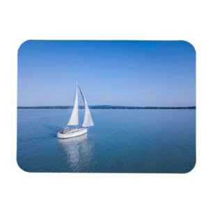 Water Yacht at Lake Balaton Lake Hungary Magnet
