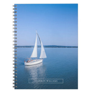 Water Yacht at Lake Balaton Lake Hungary Notebook