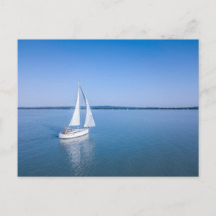 Water Yacht at Lake Balaton Lake Hungary Postcard
