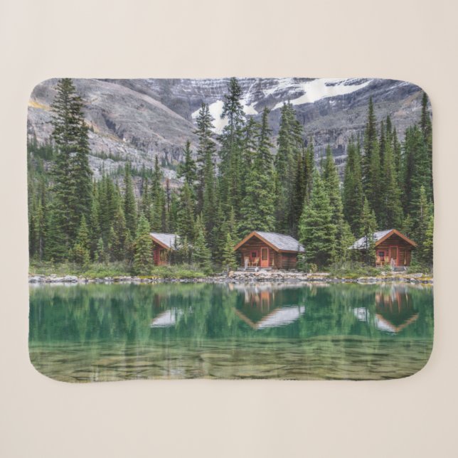 Water | Yoho National Park Canada Sherpa Blanket (Front (Horizontal))