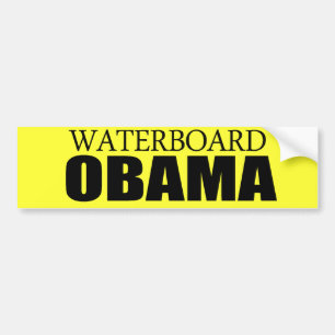 Waterboard Obama Bumper Sticker