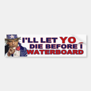 Waterboard or Die Bumper Sticker