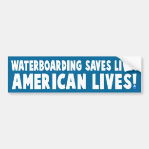 Waterboarding Bumper Sticker