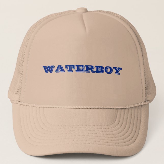 Waterboy hat. trucker hat (Front)