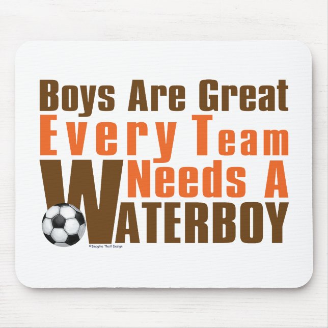 Waterboy Soccer Mouse Pad (Front)