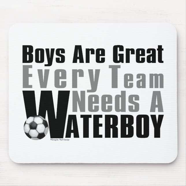 Waterboy Soccer Mouse Pad (Front)