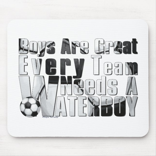 Waterboy Soccer Mouse Pad (Front)