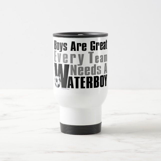 Waterboy Soccer Travel Mug (Center)