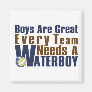 Waterboy Vollyball in Blue Magnet
