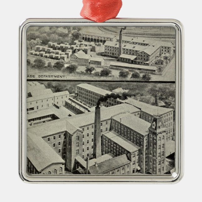 Waterbury Clock Co Metal Tree Decoration (Front)