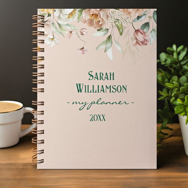 Watercolor 1600s Fine Art Floral Drop Spiral Planner (Creator Uploaded)