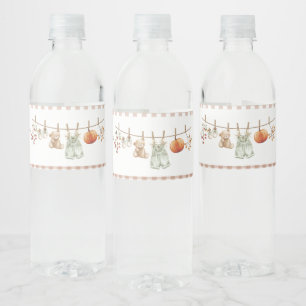    Watercolor A  Little Pumokin is on the way  bab Water Bottle Label