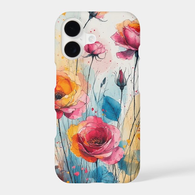 Watercolor Abstract Art Phone Case (Back)