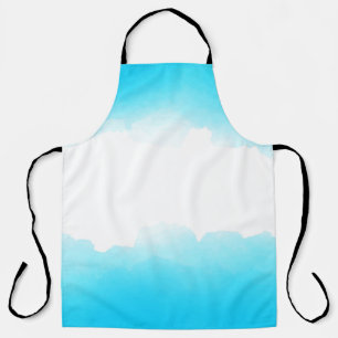 Watercolor abstract background apron