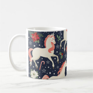 Watercolor abstract blue triangles seamless backgr coffee mug