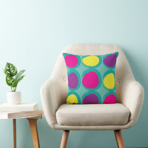 Watercolor Abstract Circles Cushion