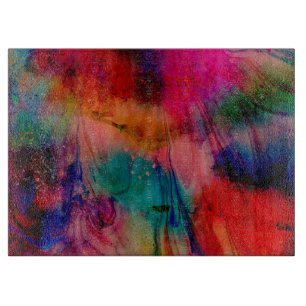 Watercolor Abstract Cutting Board