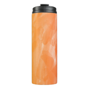 Watercolor abstract design thermal tumbler