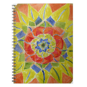 Watercolor Abstract Floral Detail Notebook