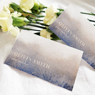 Watercolor Abstract Modern Business Card