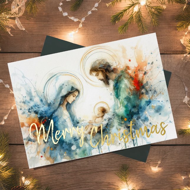 Watercolor Abstract Nativity Scene (Creator Uploaded)