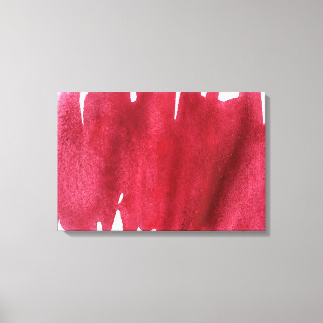 watercolor abstract painting canvas print (Front)