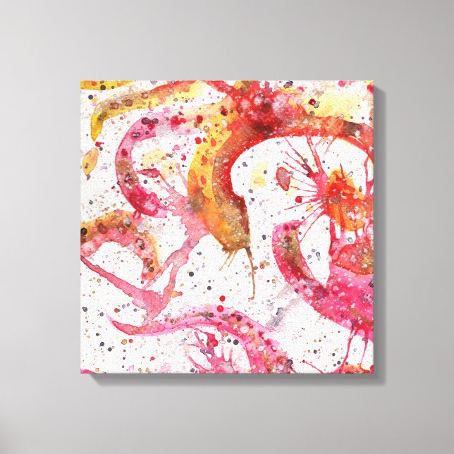 watercolor abstract print wall art (Front)