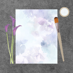 Watercolor Abstract Scrapbook Paper