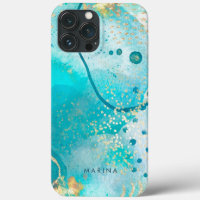 Watercolor Abstract Sea Tropical Turquoise
