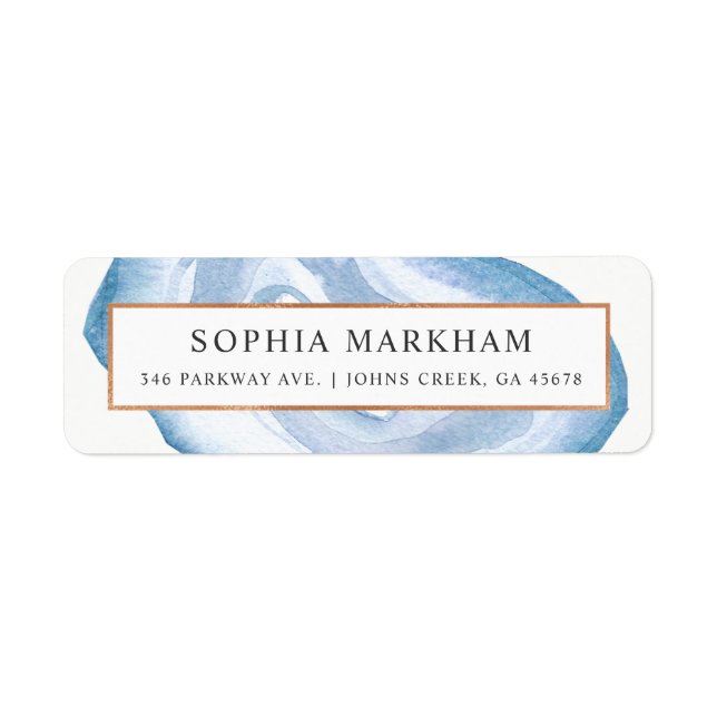 Watercolor Agate | Blue | (Front)