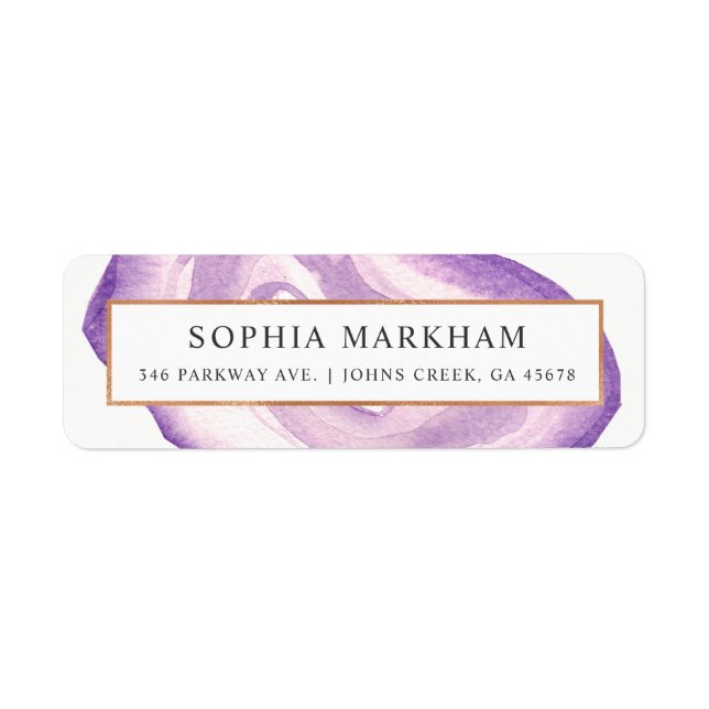 Watercolor Agate | Lavender | (Front)