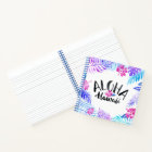 Watercolor Aloha Hawaii Tropical | Notebook