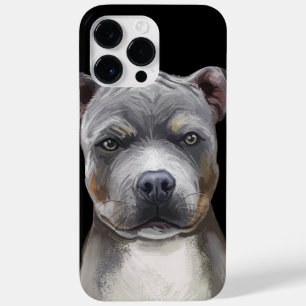 WATERCOLOR AMERICAN STAFFORDSHIRE TERRIER DOG Case-Mate iPhone 14 PRO MAX CASE